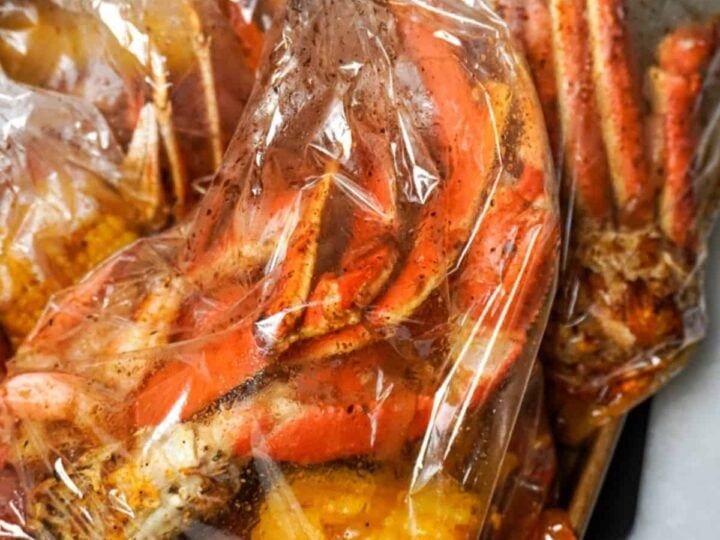 Seafood Boil in a bag in the oven