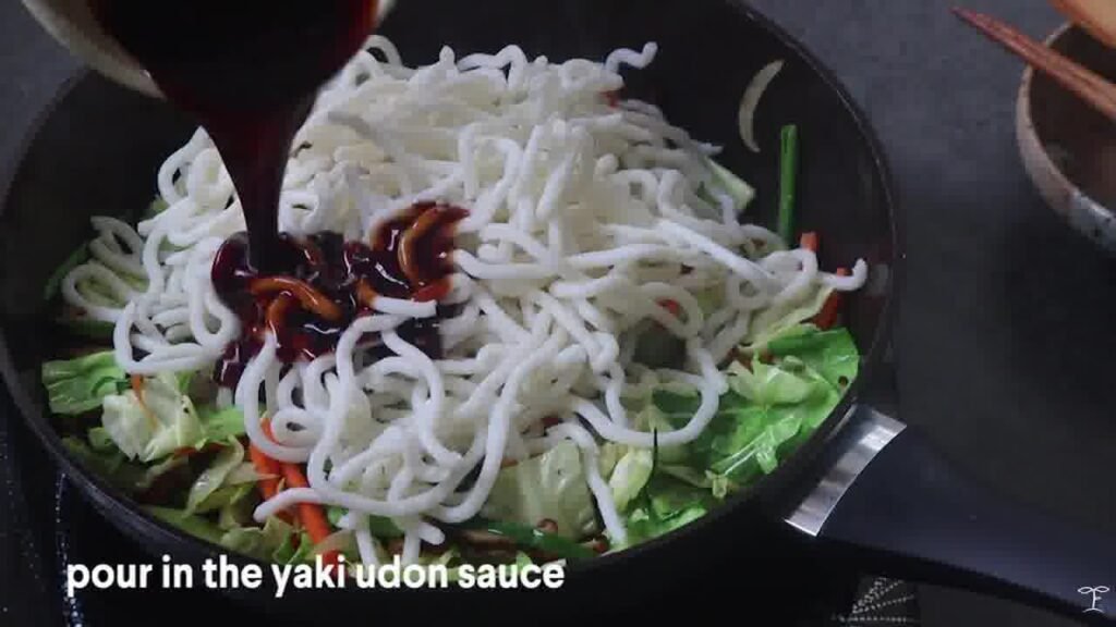 Vegan Yaki Udon (Stir-Fried Noodles)