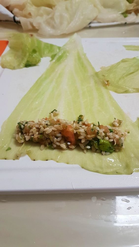 Lebanese Cabbage Rolls Vegetarian
