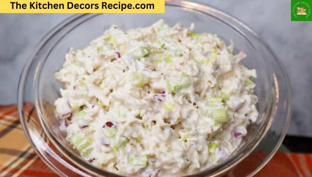 How to make chicken salad with mayo and sour cream without