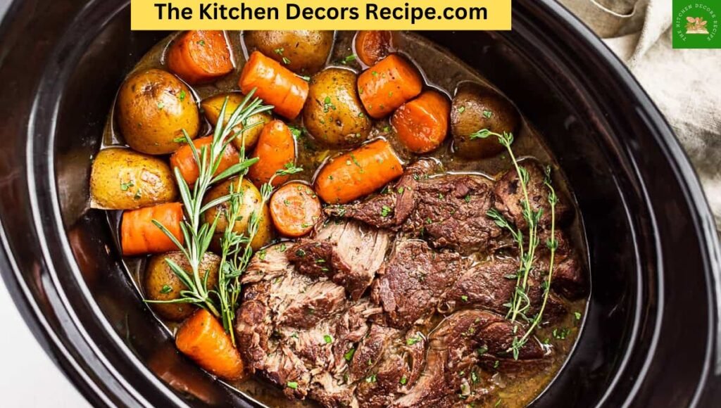 Do you use water to slow cook beef roast